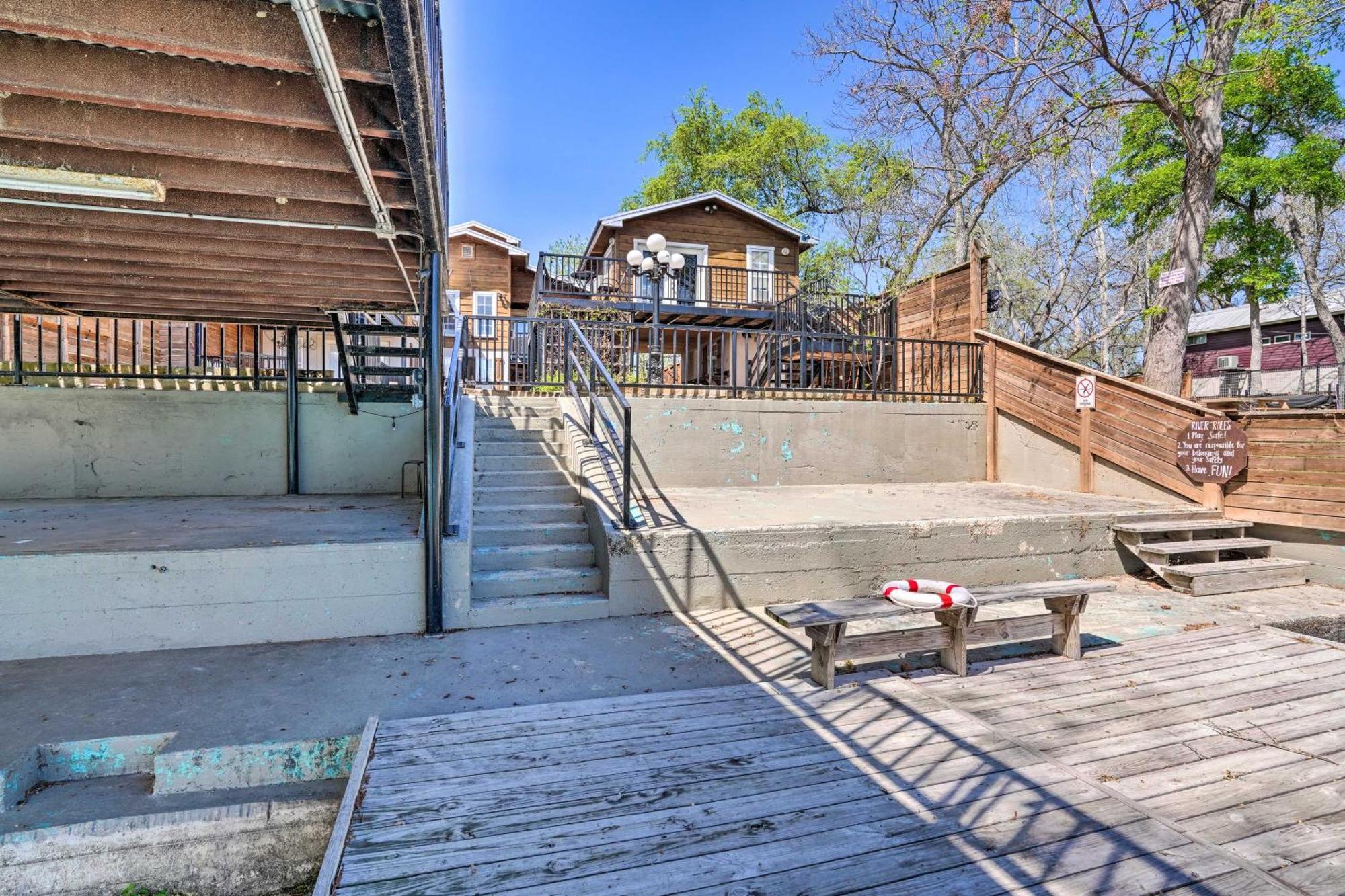 Waterfront Guadalupe River Lodge Home With Dock! Seguin Extérieur photo