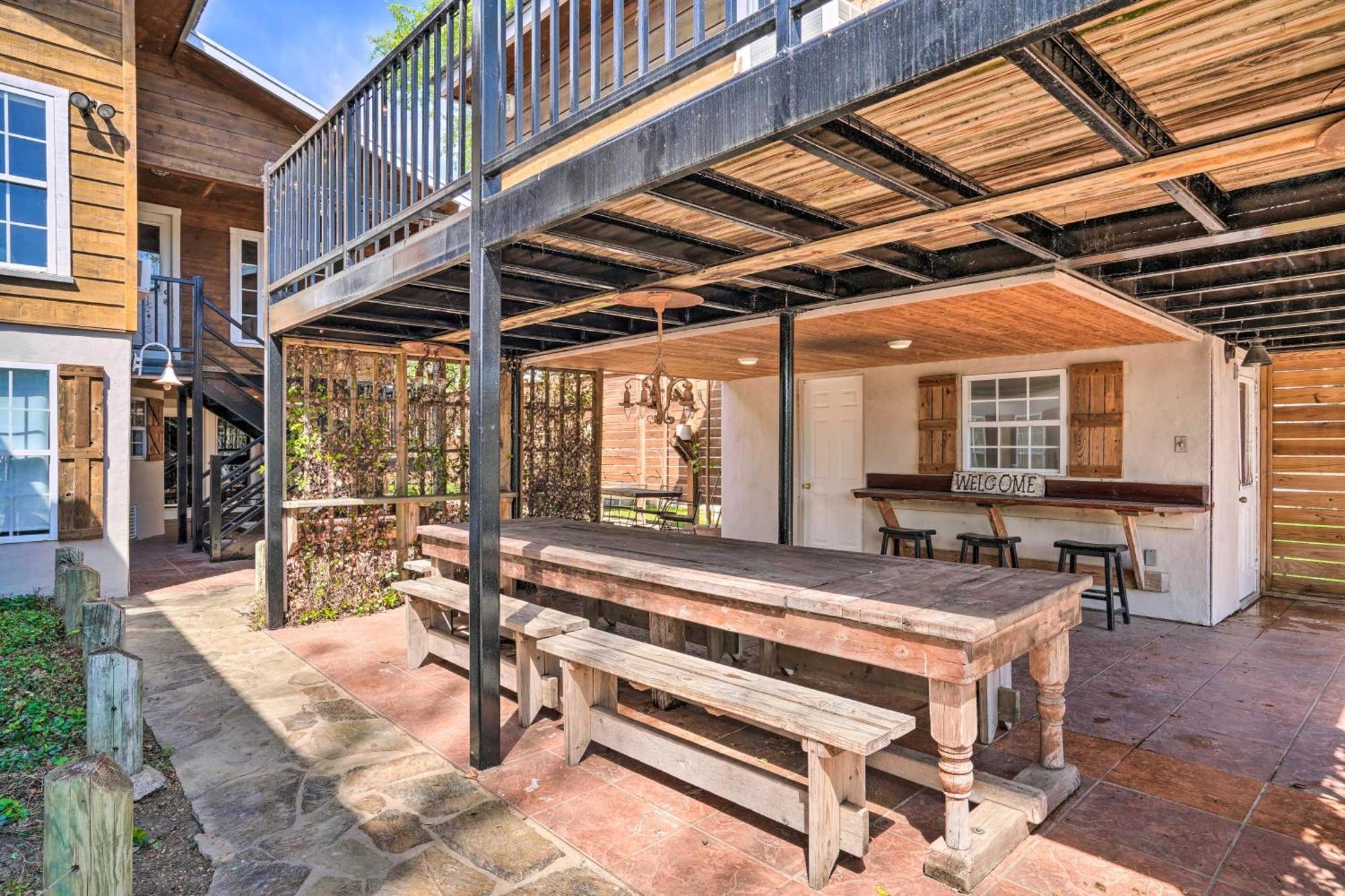 Waterfront Guadalupe River Lodge Home With Dock! Seguin Extérieur photo